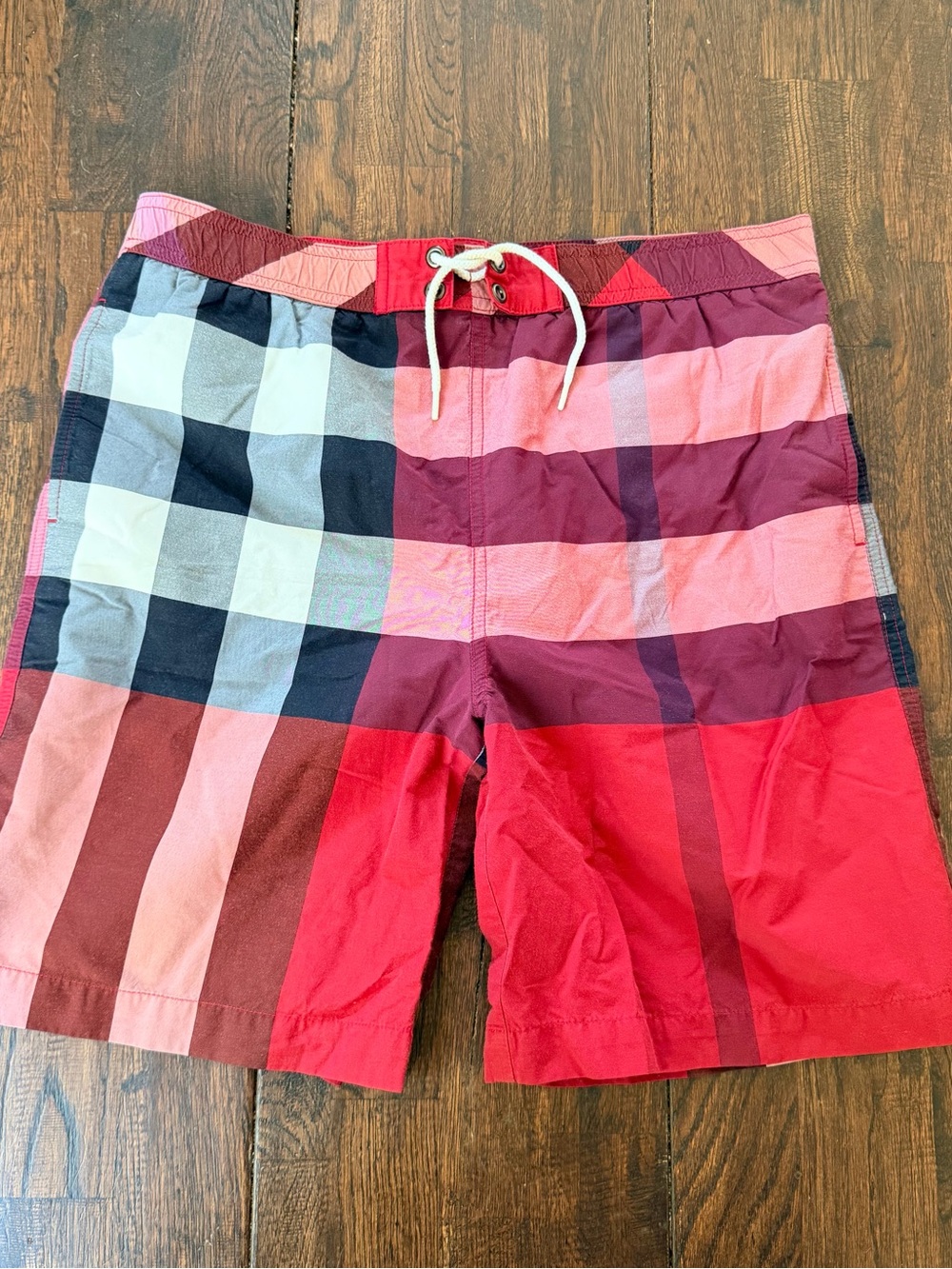 Burberry Swim Trunks boys Classic Plaid built-in briefs